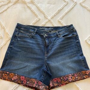 American Eagle Blue Denim Shorts